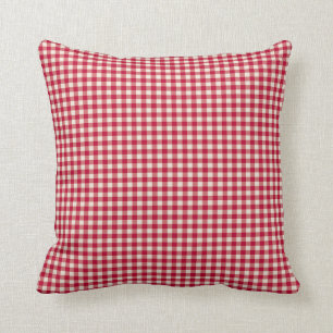Cojín Decorativo Red Gingham Pillow