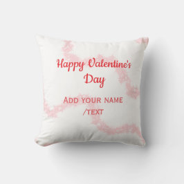 Cojín Decorativo Red glitter lines happy Valentine's day spiral nam