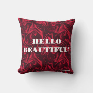 Cojín decorativo Red Hello Beautiful