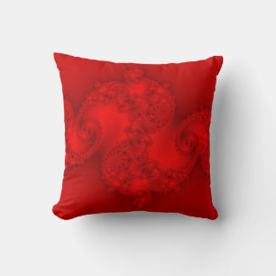 Cojín Decorativo Red Julia Fractal Pillow