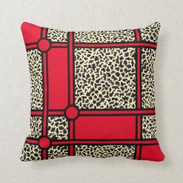Cojín decorativo Red Leopard