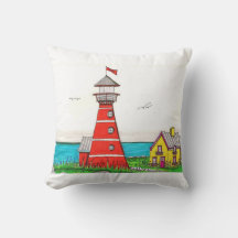 Cojín decorativo Red Lighthouse