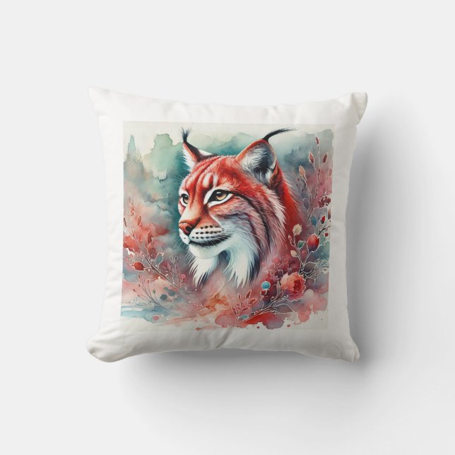 Cojín Decorativo Red Lynx 010924AREF110 - Watercolor (Anverso)