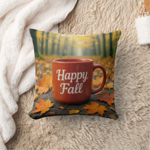 Cojín Decorativo Red Mug por una caída feliz