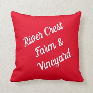 Cojín decorativo Red Personalizada de Granja o Ra