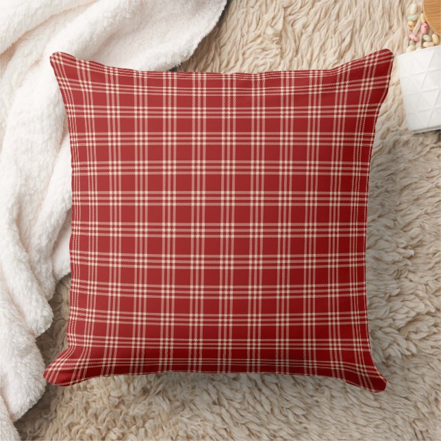 Cojín Decorativo Red plaid pattern (Manta)