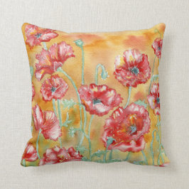 Cojín decorativo "Red Poppies"