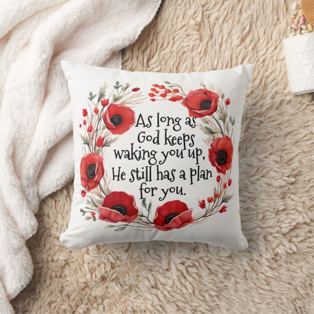 Cojín Decorativo Red Poppies Mug (Manta)
