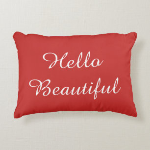 Cojín Decorativo Red Rubor Pink Hello Beautiful