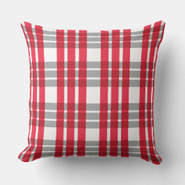 Cojín Decorativo Red Scottish Plaid