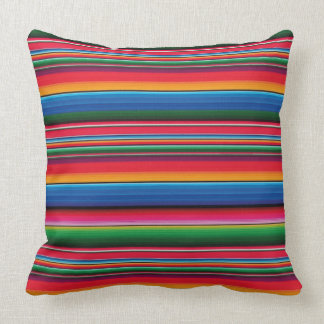 Cojín Decorativo Red serape saltillo traditional mexican blanket