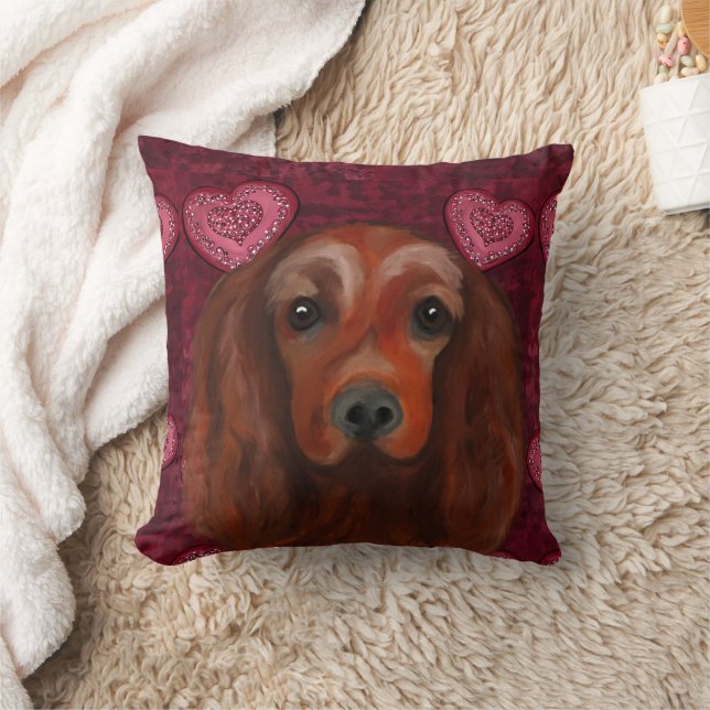 Cojín Decorativo Red Setter de Irlanda (Manta)