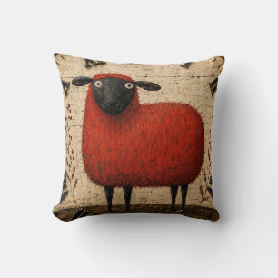 Cojín Decorativo Red Sheep