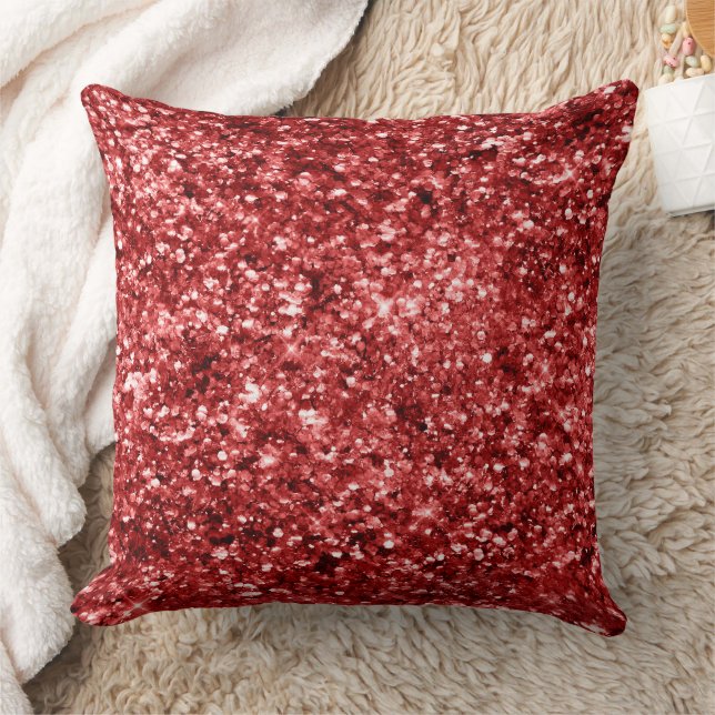 Cojín Decorativo Red Sparkle Glitz (Manta)
