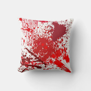 Cojín Decorativo Red Splatter Fun