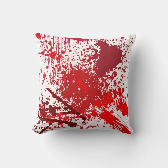 Cojín Decorativo Red Splatter Fun (Anverso)