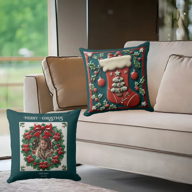 Cojín decorativo Red Stocking (Subido por el creador)