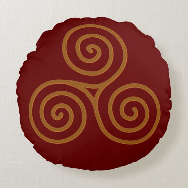 Cojín decorativo redondo (Anverso)