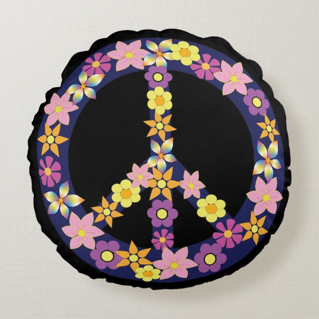 Cojín decorativo redondo (Anverso)