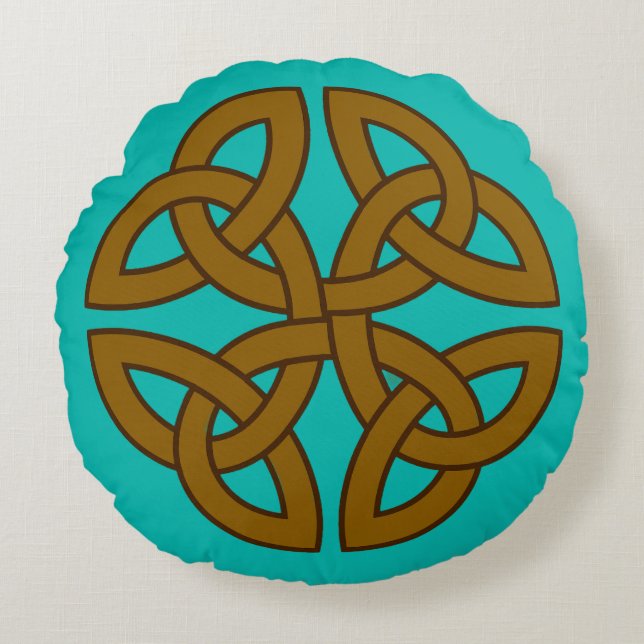 Cojín decorativo redondo (Anverso)