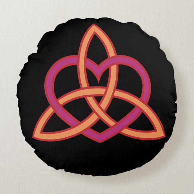 Cojín decorativo redondo (Anverso)