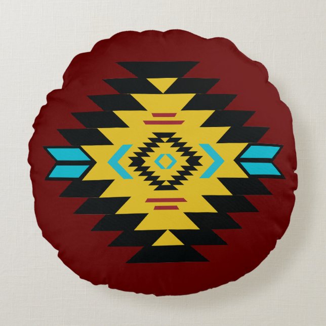 Cojín decorativo redondo (Anverso)