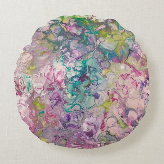 Cojín decorativo redondo (Anverso)