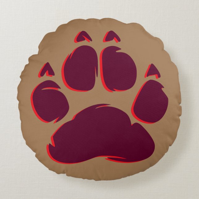 Cojín decorativo redondo (Anverso)