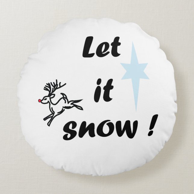 Cojín decorativo redondo (Anverso)