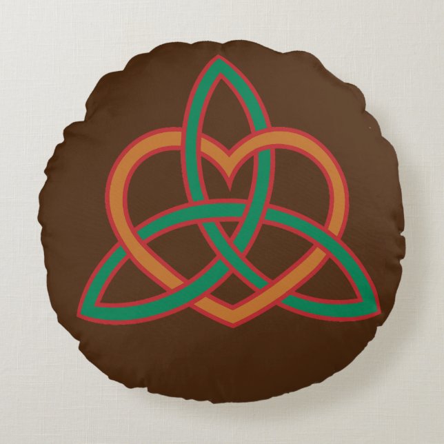 Cojín decorativo redondo (Anverso)