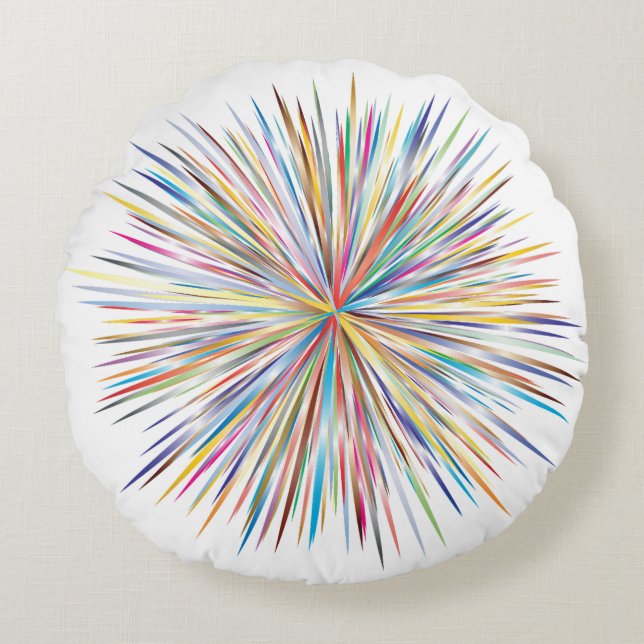 Cojín decorativo redondo (16") (Anverso)