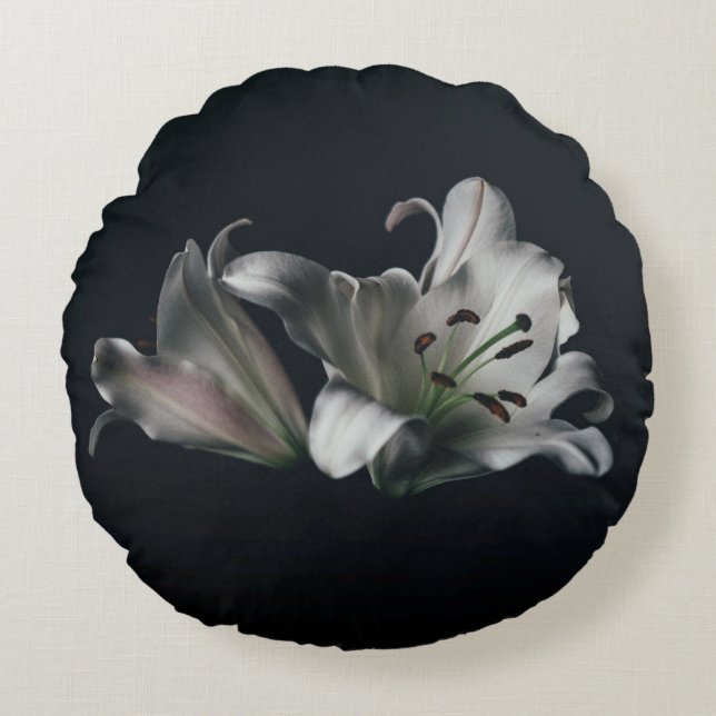 Cojín decorativo redondo (16") (Anverso)