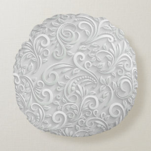 Cojín decorativo redondo (16")