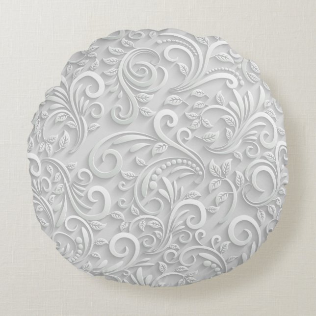 Cojín decorativo redondo (16") (Anverso)