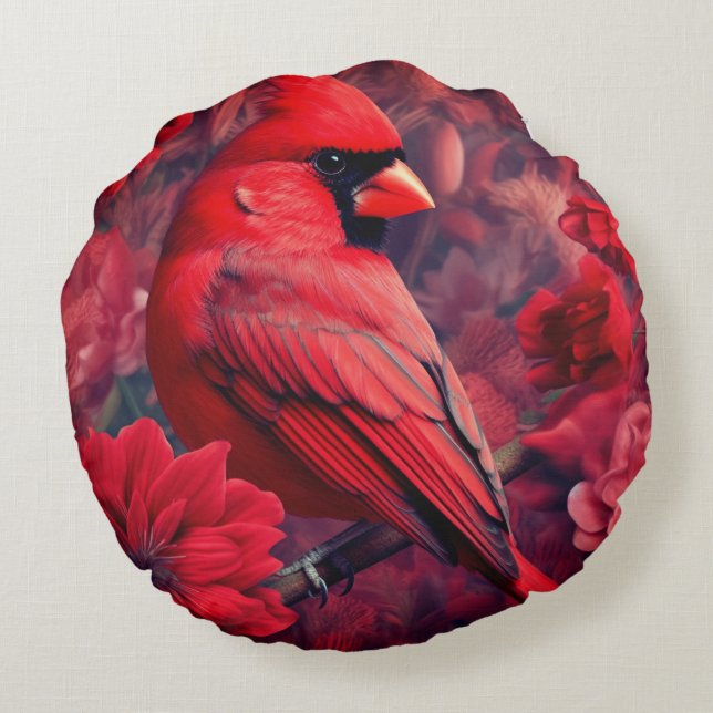 Cojín decorativo redondo (16") (Reverso)