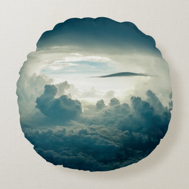Cojín decorativo redondo (16") (Anverso)