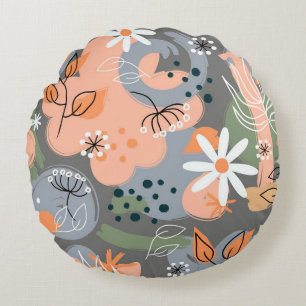 Cojín decorativo redondo (16")
