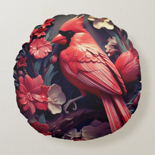 Cojín decorativo redondo (16") (Anverso)