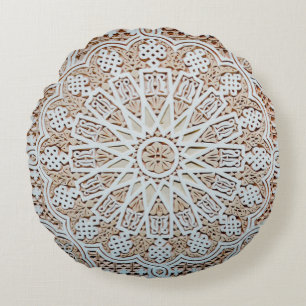 Cojín decorativo redondo (16")