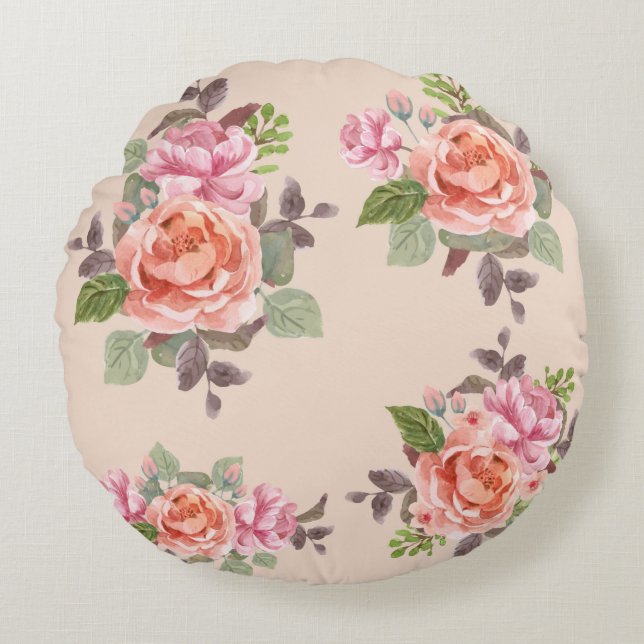 Cojín decorativo redondo (16") (Anverso)