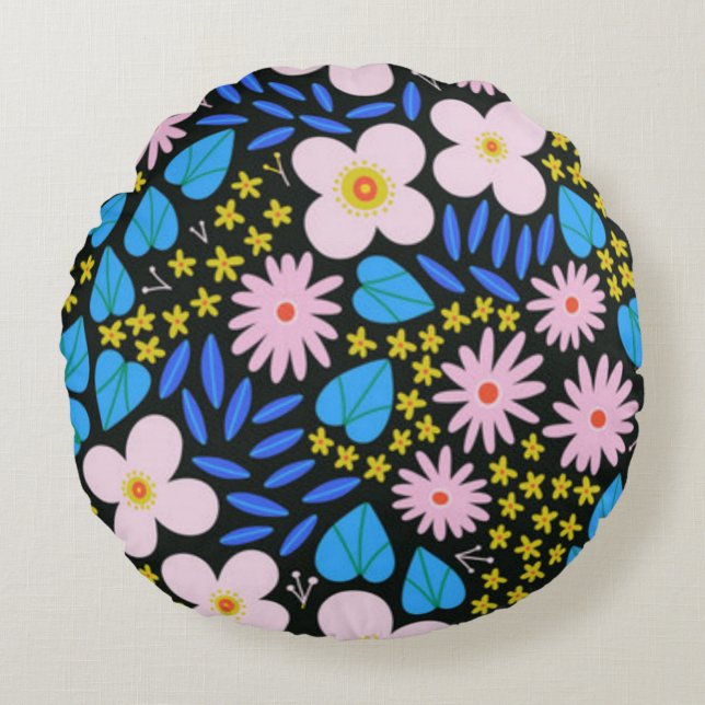 Cojín decorativo redondo (16") (Anverso)