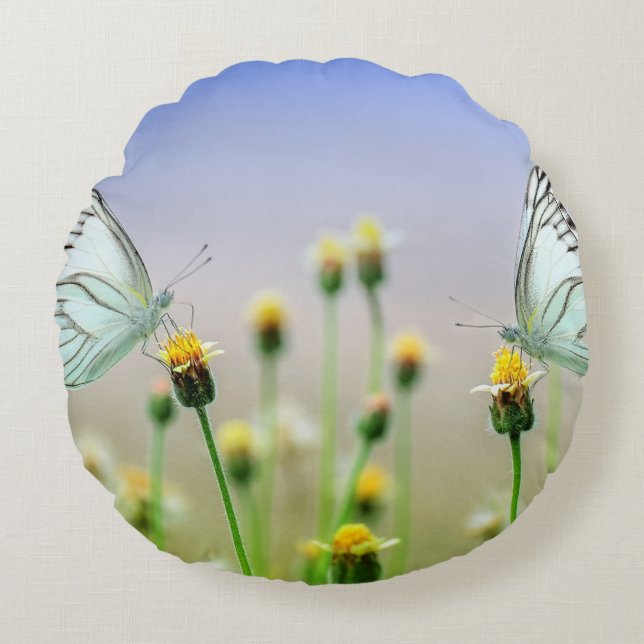 Cojín decorativo redondo (16") (Anverso)