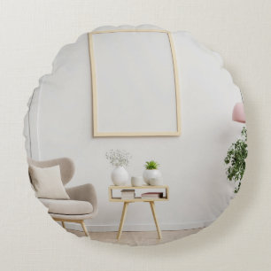 Cojín decorativo redondo (16")