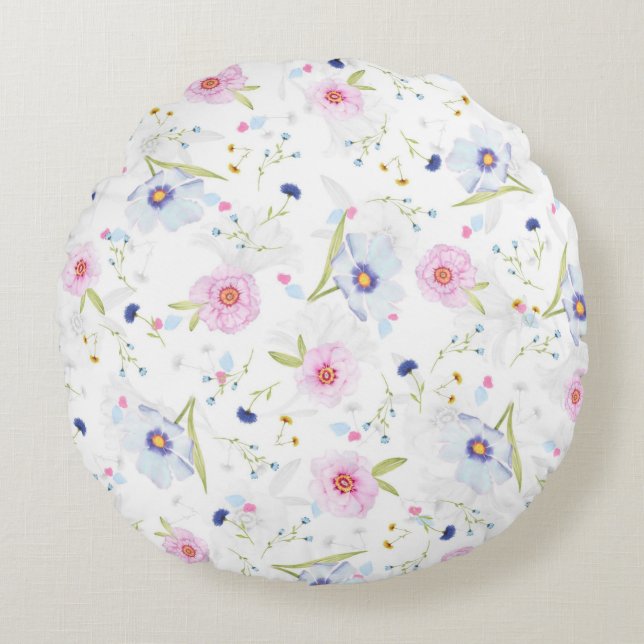 Cojín decorativo redondo (16") (Anverso)