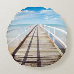 Cojín decorativo redondo (16")