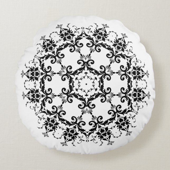 Cojín decorativo redondo (16") (Anverso)