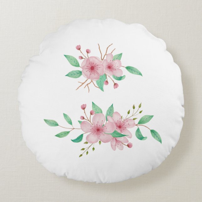 Cojín decorativo redondo (16") (Anverso)