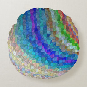 Cojín decorativo redondo (16")