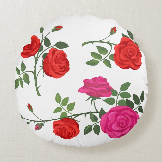 Cojín decorativo redondo (16") (Anverso)