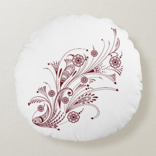 Cojín decorativo redondo (16")